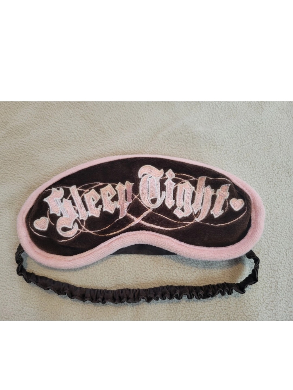 VTG Y2k Juicy Couture Slumber Party/travel Kit Velour Pink & Brown - Picture 2 of 9